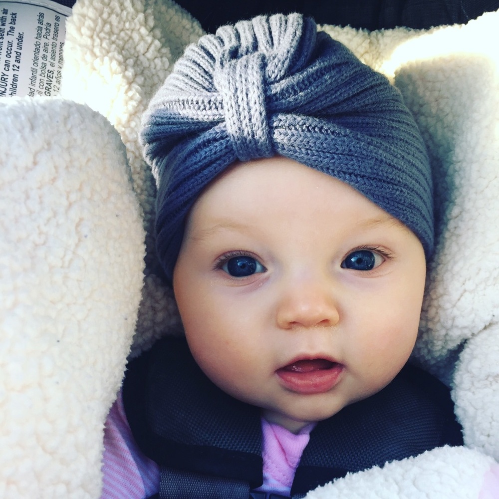 2 baby cold weather hats.